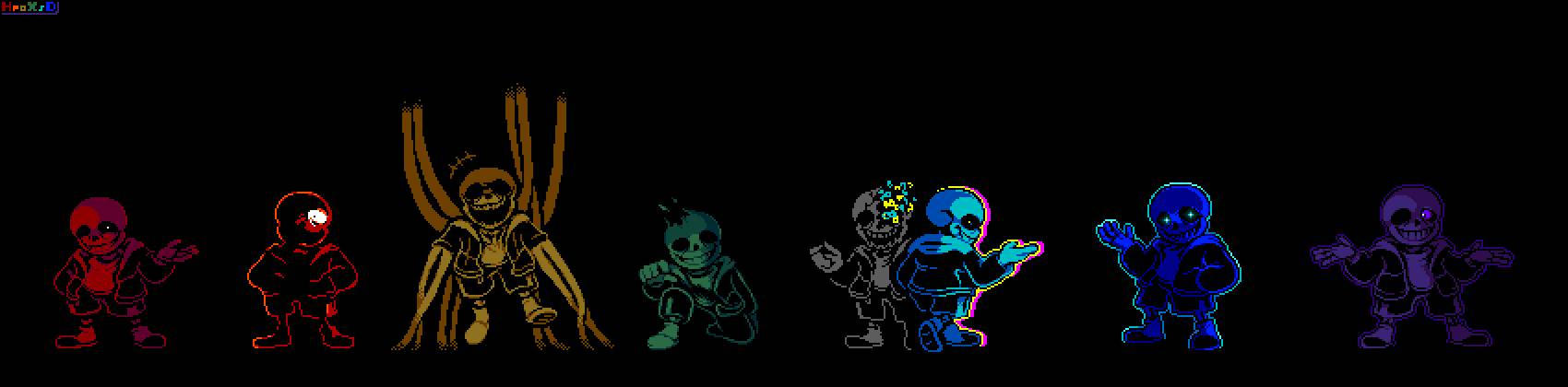 colorful sans by HpoXsD on DeviantArt
