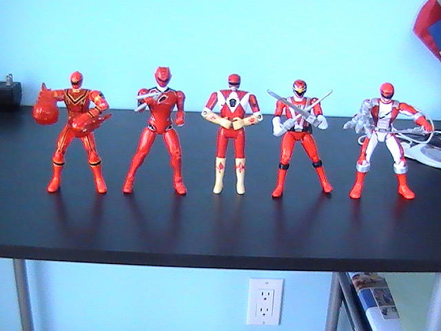 Red Ranger Group by SentaiFive on DeviantArt