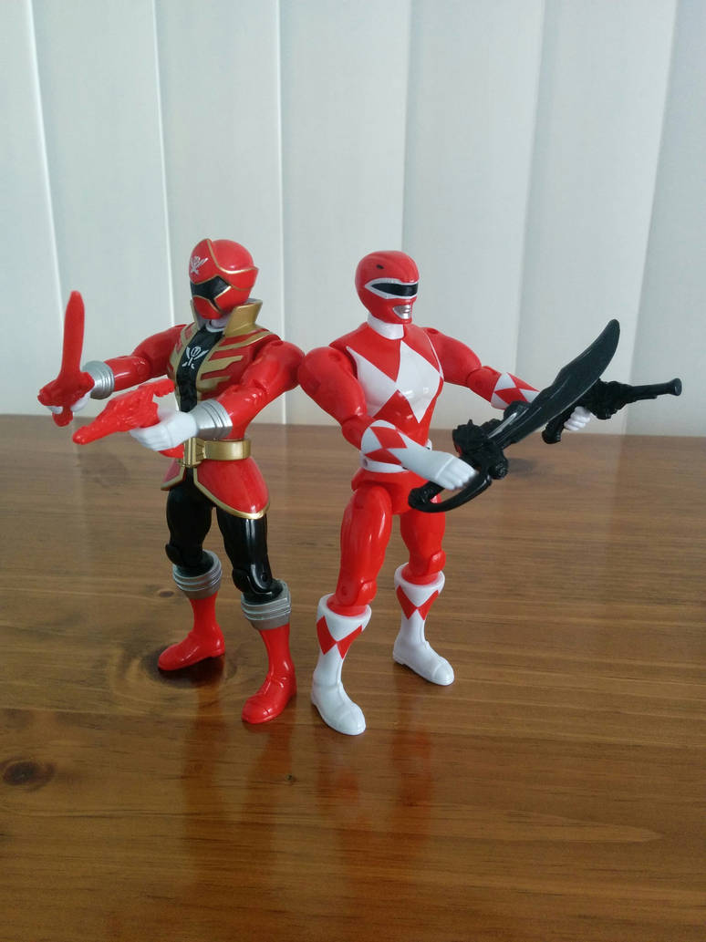 Red Ranger Weapon Swap by SentaiFive on DeviantArt