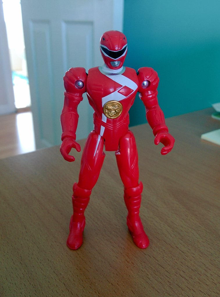 Red A Stone Ranger Cycle Mighty Morphin' Red Ranger Cycle Figure by SentaiFive on DeviantArt