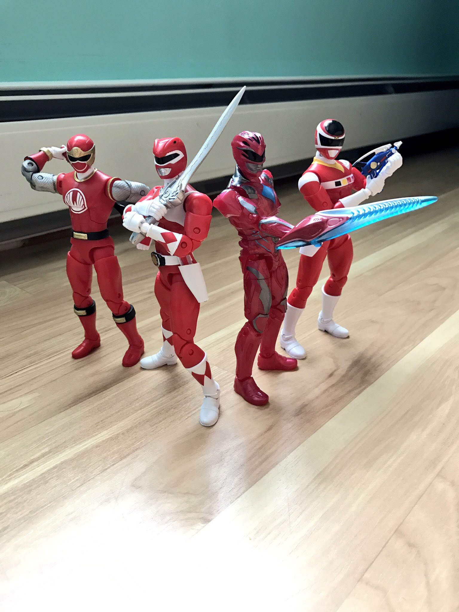 Legacy Red Ranger Figures (As of Spring 2017) by SentaiFive on DeviantArt