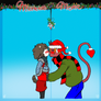 mistletoe meme: al and mad vuv