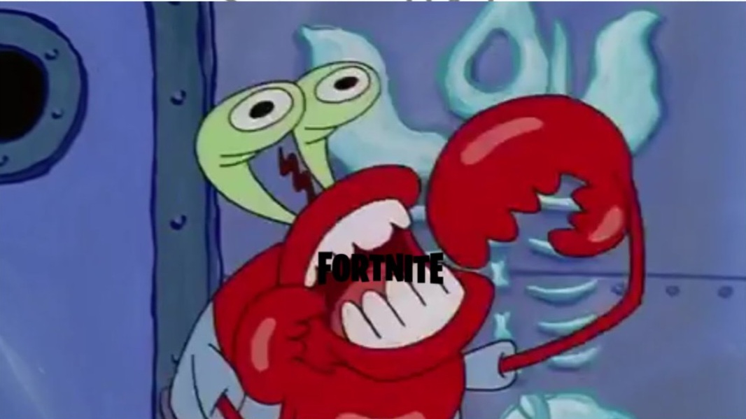 Mr krabs chokes on fortnite by ntpkaws on DeviantArt