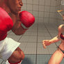 Boxer Punching Cammy