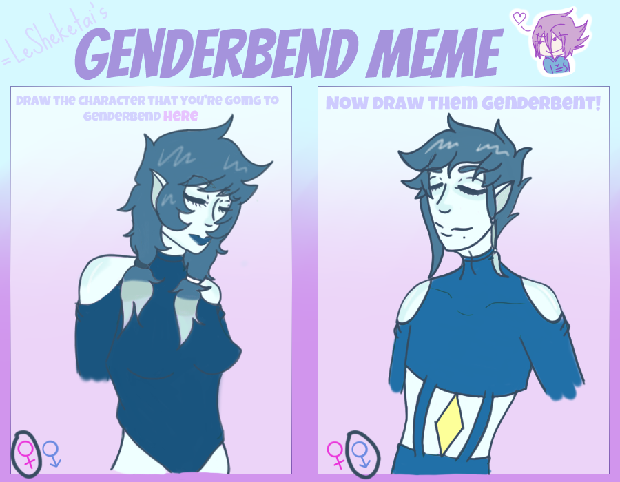 Genderbend Celestite meme