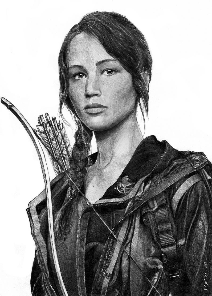 katniss everdeen by Mafin10