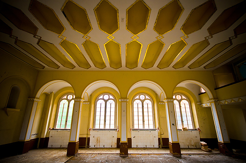 Chapel in abandoned hospital