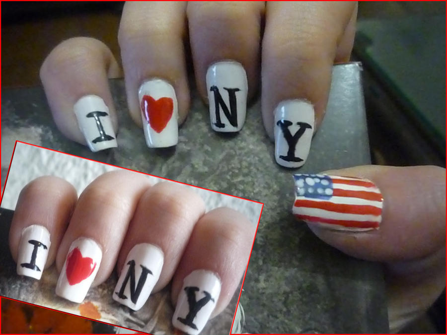 New York Nails By Uutopicaa On Deviantart New York Nails By Uutopicaa On Deviantart