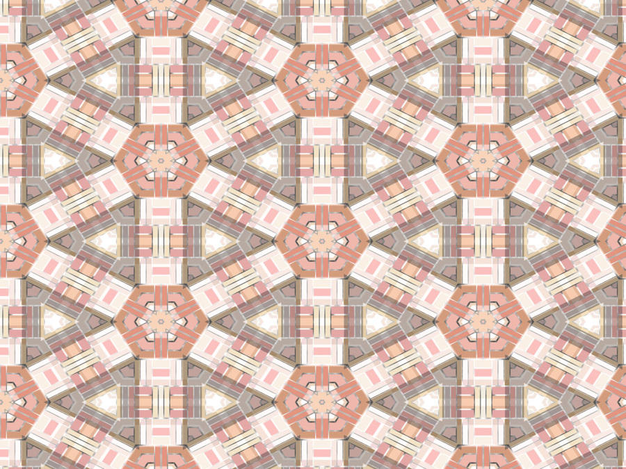 Kaleidoscope in Brown, Orange