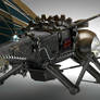 Steampunk Ornithopter close-up n.2