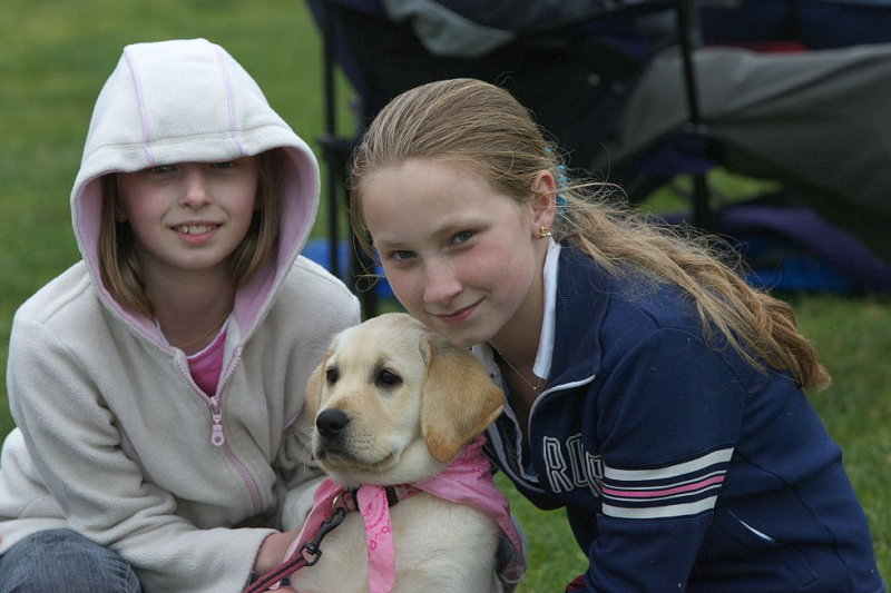 Nora, Tara, and Popcorn