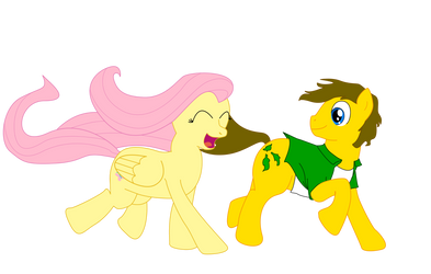 MLP Giftart- Scottler and Fluttershy