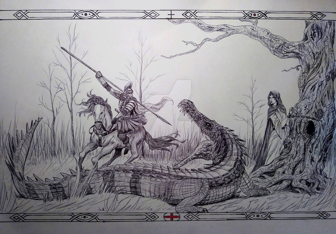 St. George and the Dragon by Snow-Monster on DeviantArt