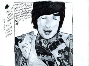 My Drawing Of Mitch Lucker