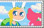 Fionna and Prince Gumball stamp
