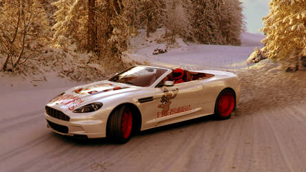 Santa's Aston Martin