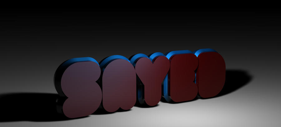 Sayed Checker sayed 3d by el-general on DeviantArt
