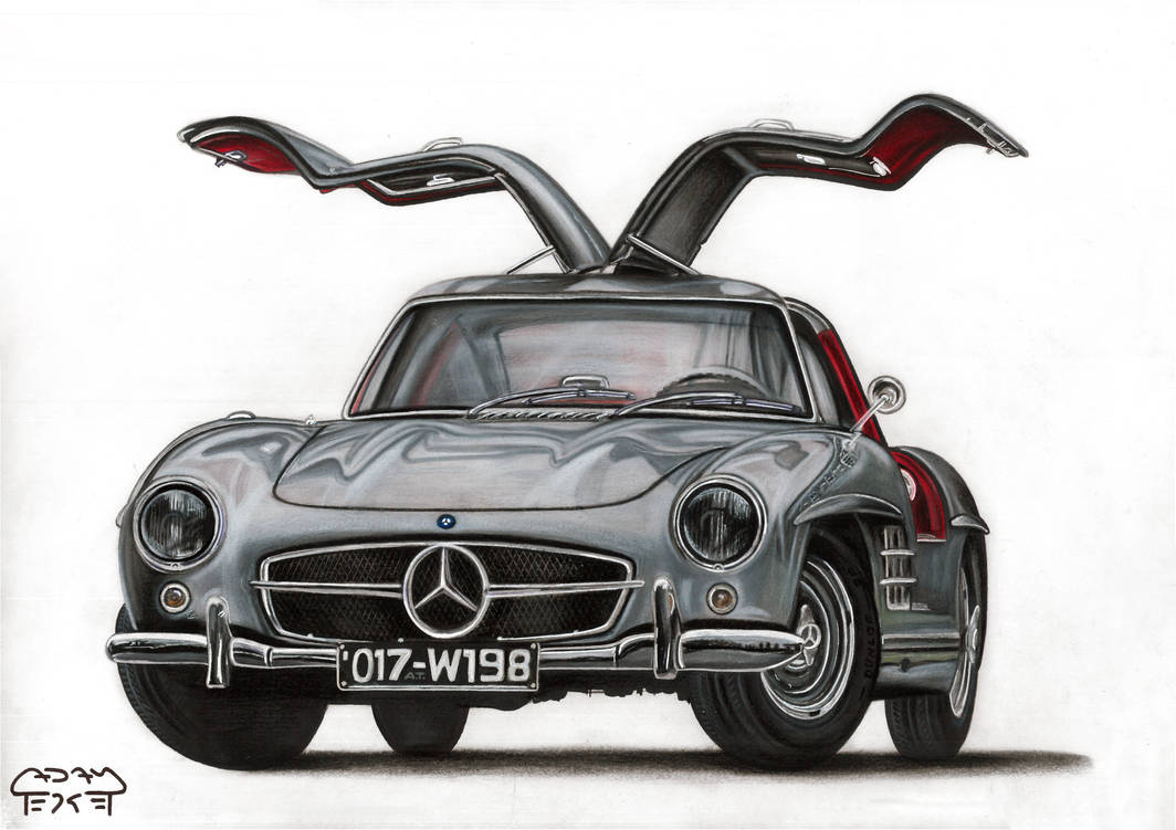 Mercedes Benz 300 Sl 1954 Gullwing 2017 By Adamteket On Deviantart Mercedes Benz 300 Sl 1954 Gullwing 2017 By Adamteket