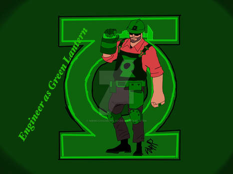 Engineer as Green Lantern