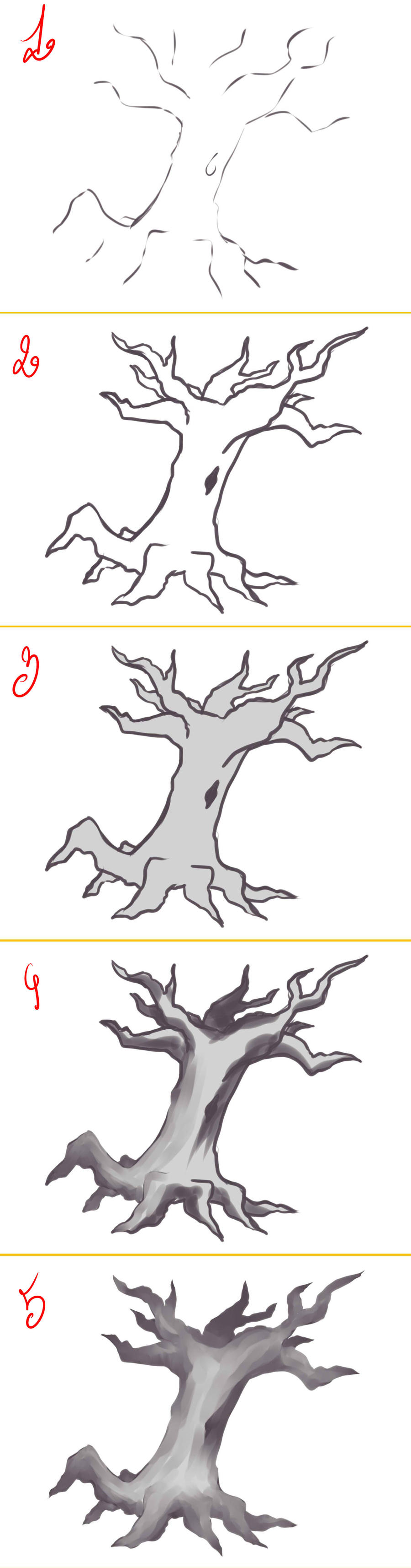 Simple Dead Tree by rika-dono on DeviantArt