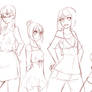 Group poses wip