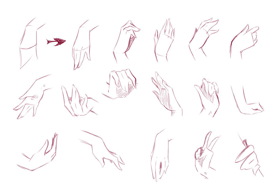 Anime hand on waist