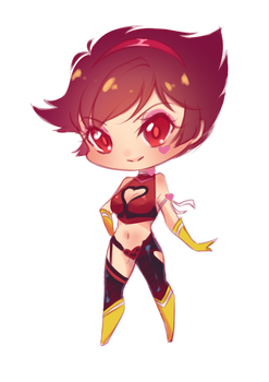 Commissions Sample - Cutie Honey - Chibi colored