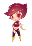 Commissions Sample - Cutie Honey - Chibi colored by rika-dono