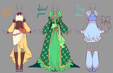 Outfits adopts 3 - Paypal Auction CLOSED