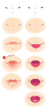 How I paint Lips