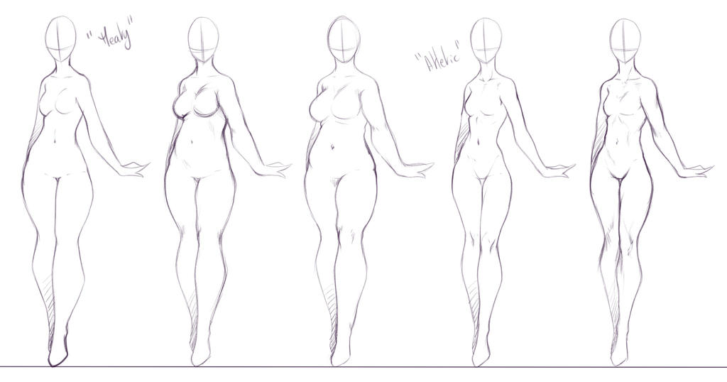 Some Body Forms I Like To Draw 2 By Rika-Dono On Deviantart
