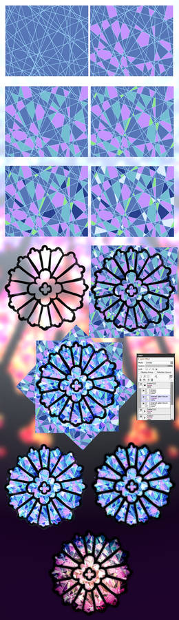 Stained Glass Texture Step By Step