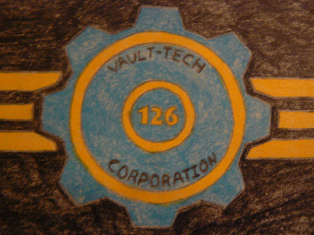 Vault Tech Button Vault-Tech Corporation Logo by Lonedragon20 on DeviantArt