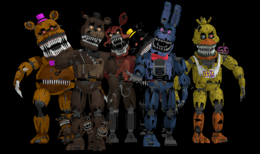 Nightmare //Fnaf 4// by MysticbatRoza on DeviantArt