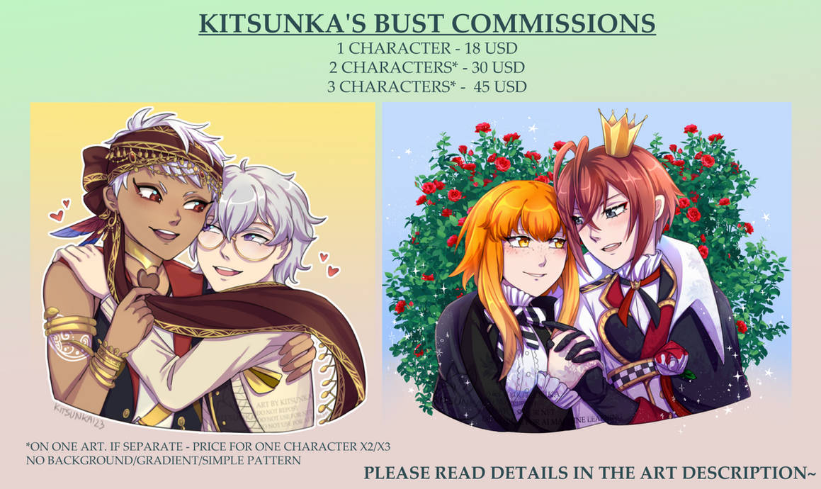Bust commissions [CLOSED]