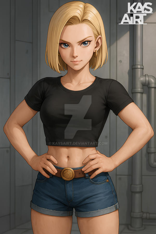 Heart Android 18 Android 18: Heat and Precision by KaysAiRT on DeviantArt