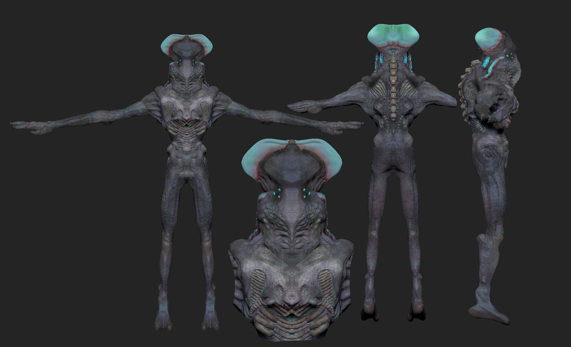 Alien Artist Rendering Alien Render by TommyLita on DeviantArt