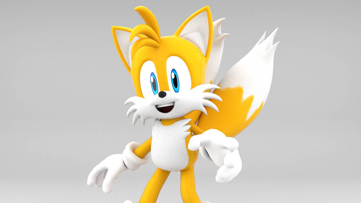 Tails render by ZeonMTV on DeviantArt