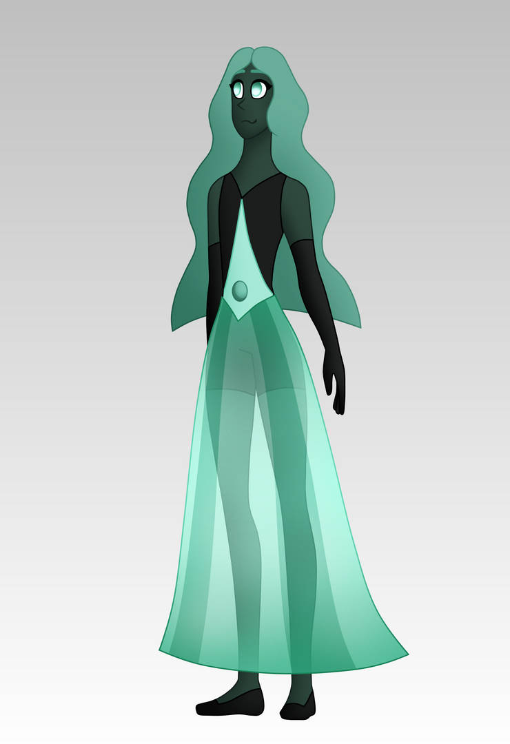 Green Pearl - Gem OC by StaticSpaceDoll on DeviantArt