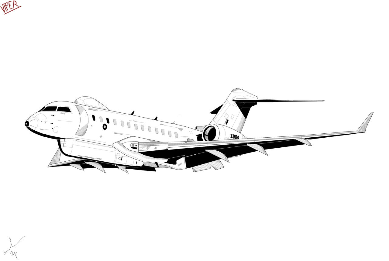 Sentinel R1 Drawing Bombardier/Raytheon Sentinel R1 by Viper021 on DeviantArt