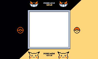 Pokemon Borderlines Pokemon Gold 97 Beta Border for 3DS VC by Italiansodagamer on DeviantArt