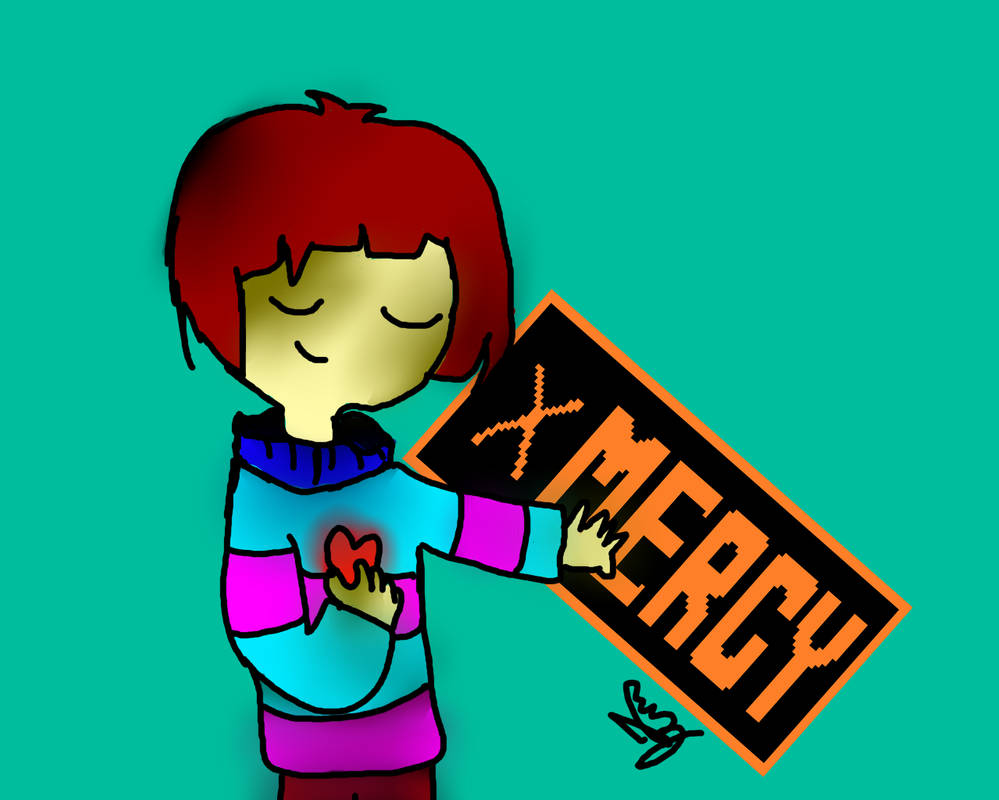 Undertale Merdy Frisk Undertale Mercy by ReyGames-Undertale on DeviantArt