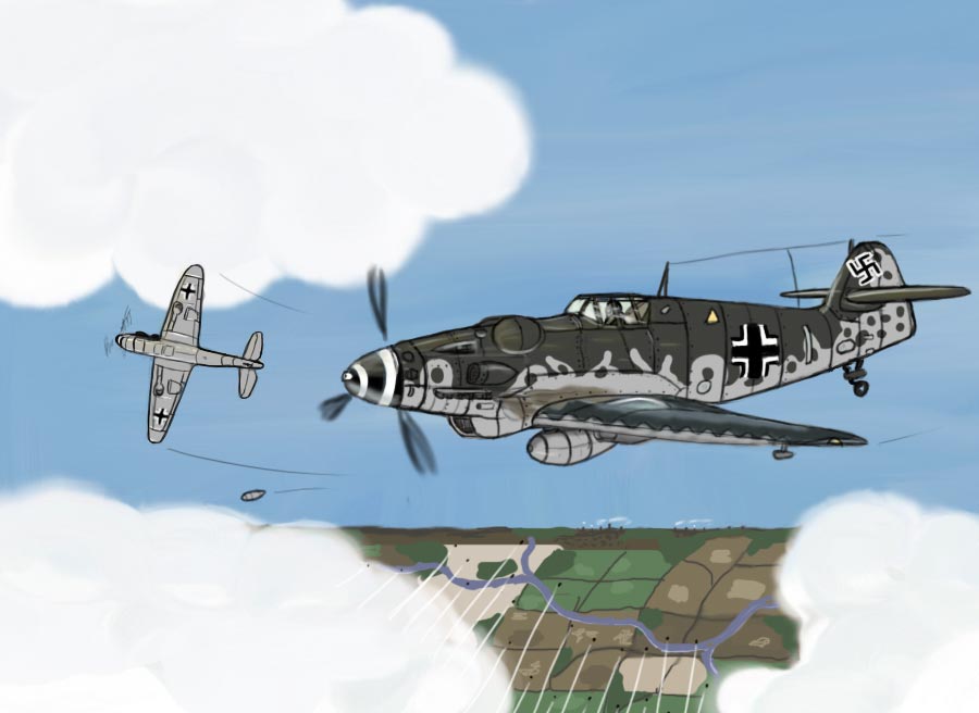 Bf 109 study