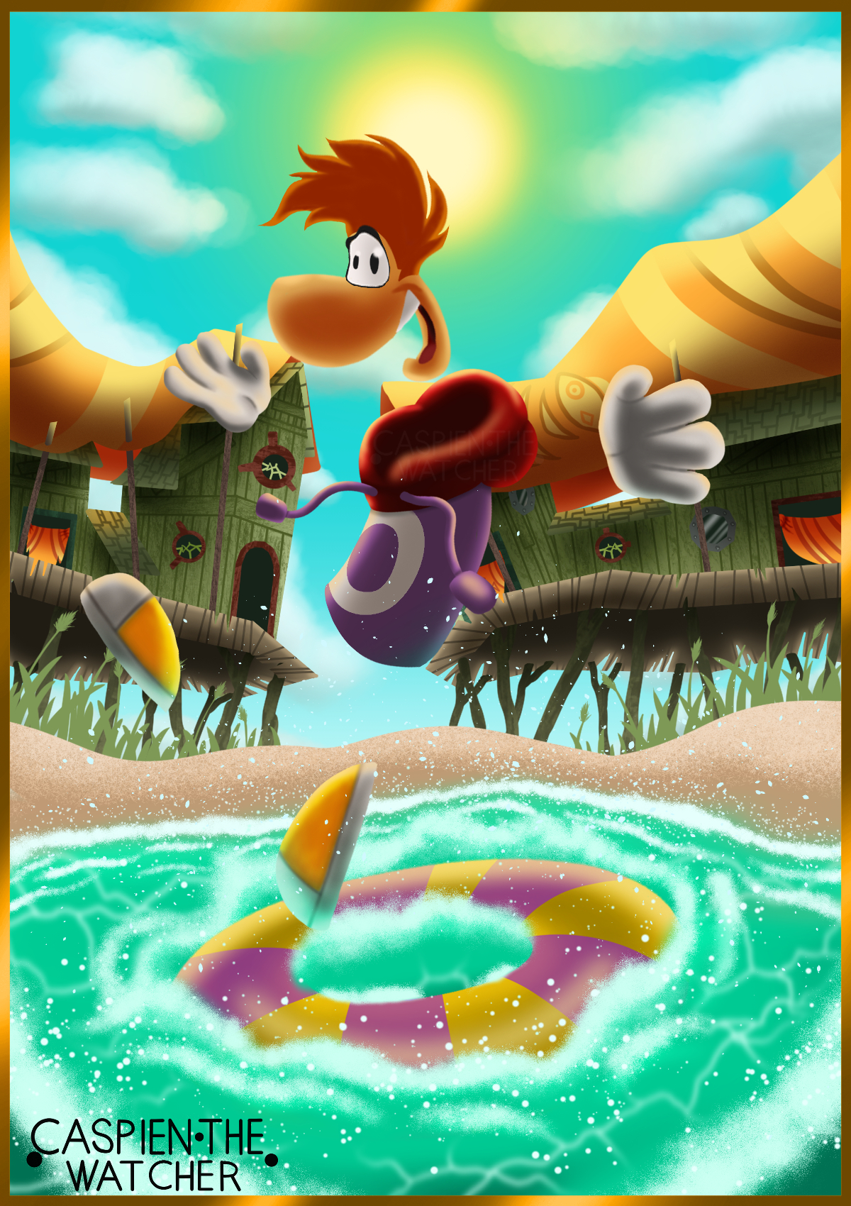 A Rowdy Rayman (Fanart)