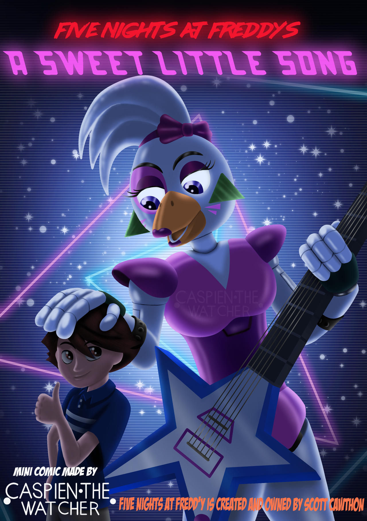 FNAF Security Breach: A Sweet Little Song:Title Pg by CaspienTheWatcher ...
