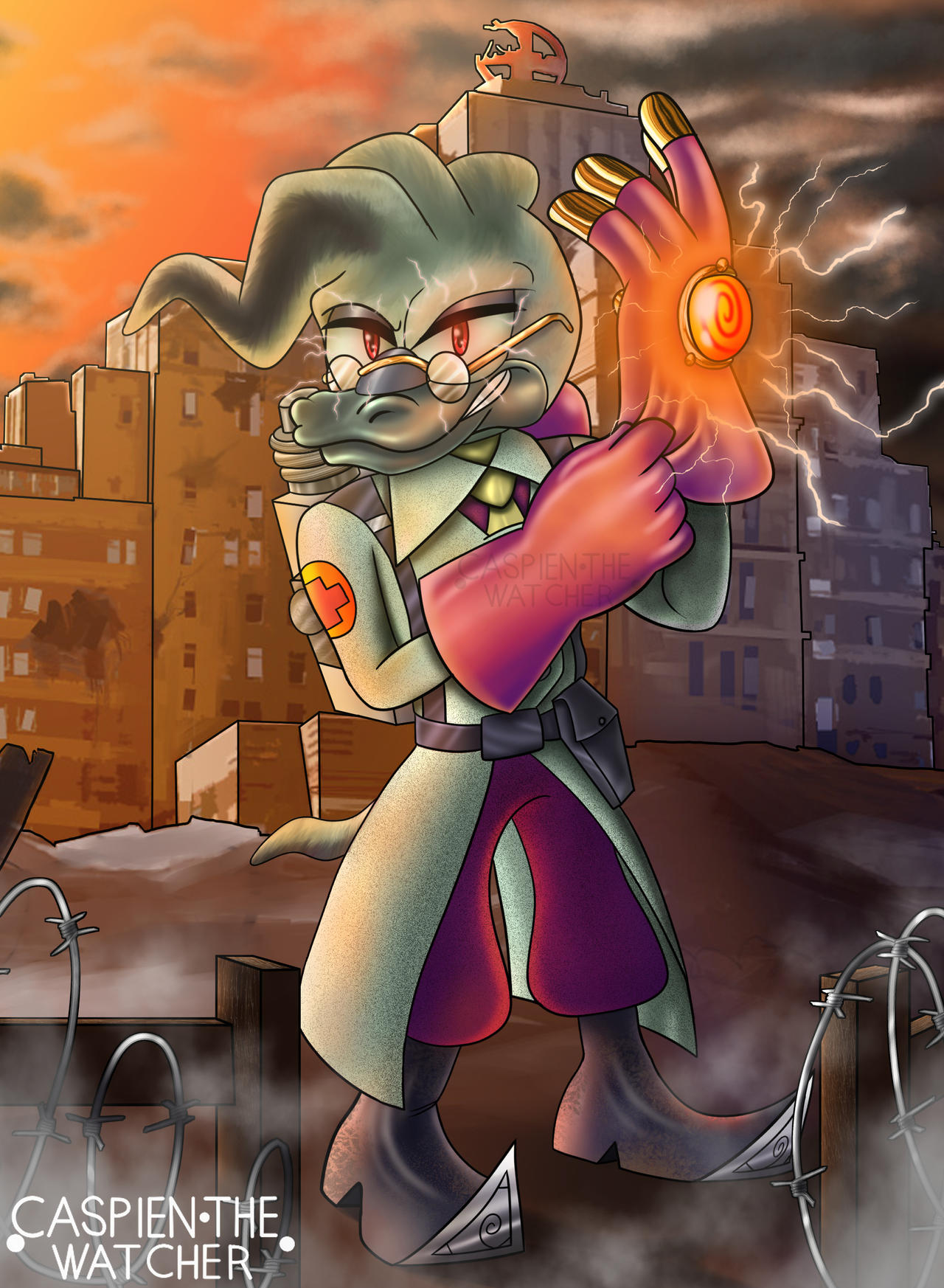 Dr. Starline as The Medic (IDW) by CaspienTheWatcher on DeviantArt