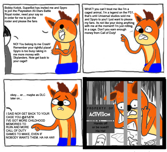 Crash Bandicoot vs Bobby Kotick