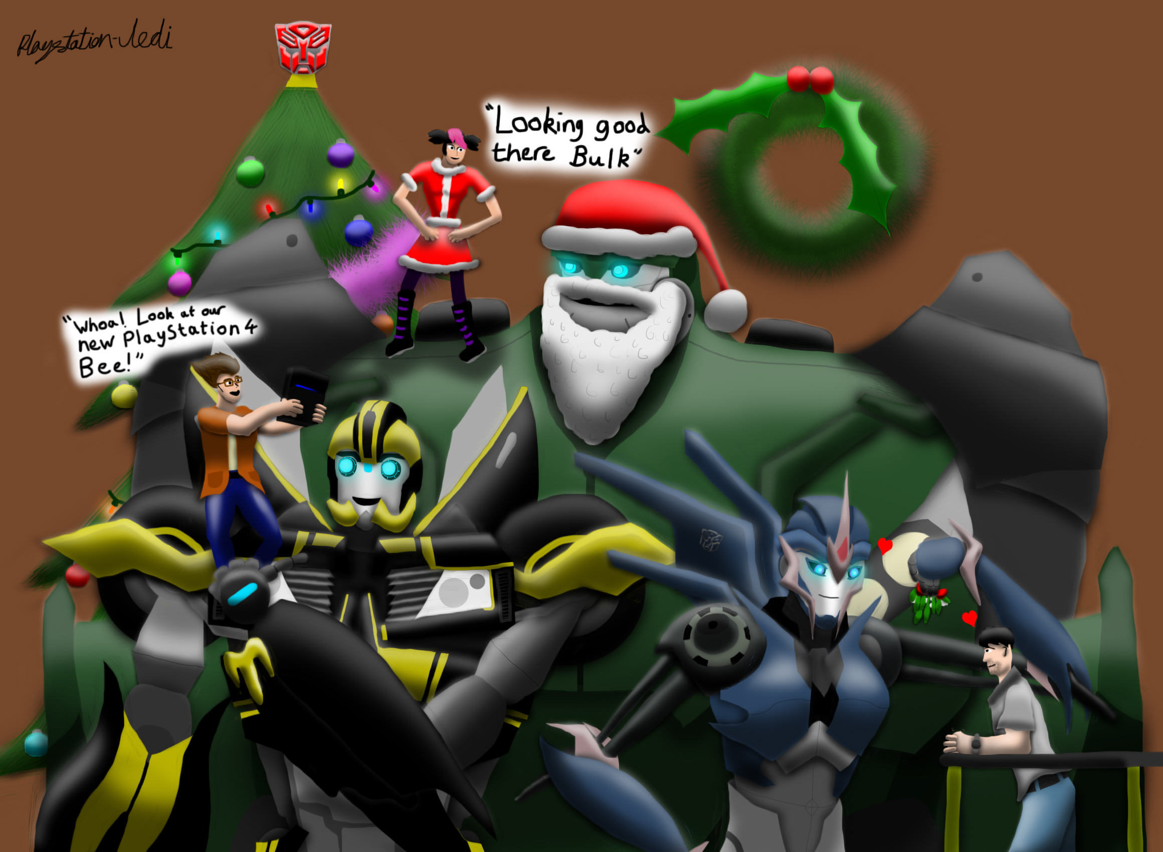 Merry Christmas Everyone! by Arcee-Pairings on DeviantArt.