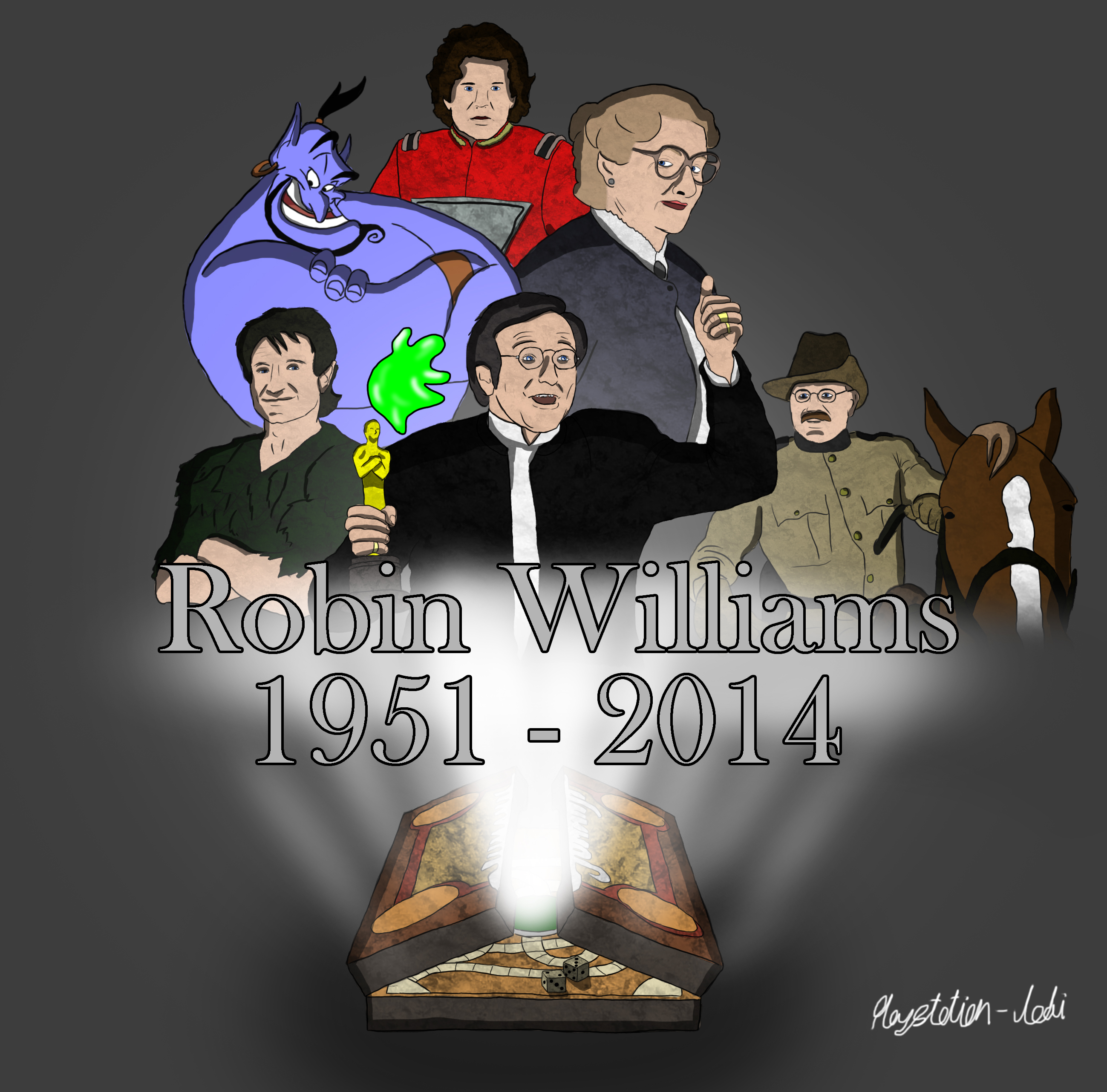 RIP Robin Willams by Playstation-Jedi on DeviantArt