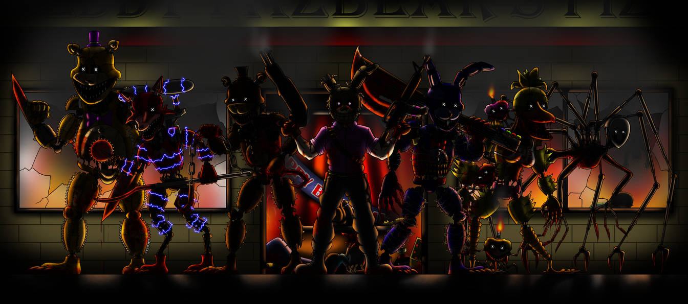 FNaF SB story DLC concept: End of the Aftons by Playstation-Jedi